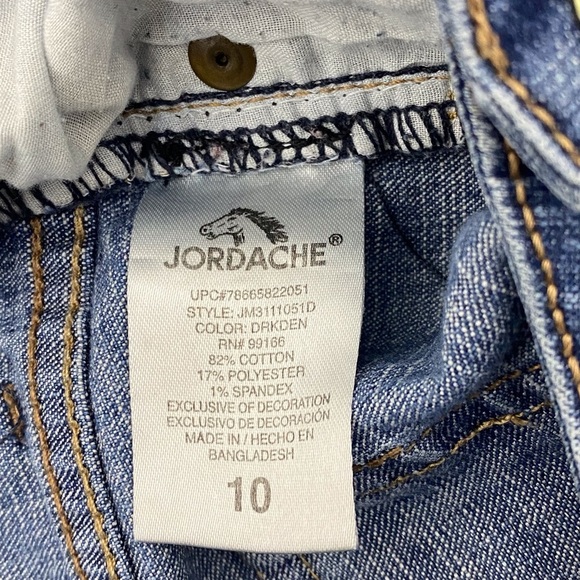 Jordache Cut Off Denim Shorts Size 10 - Picture 2 of 8